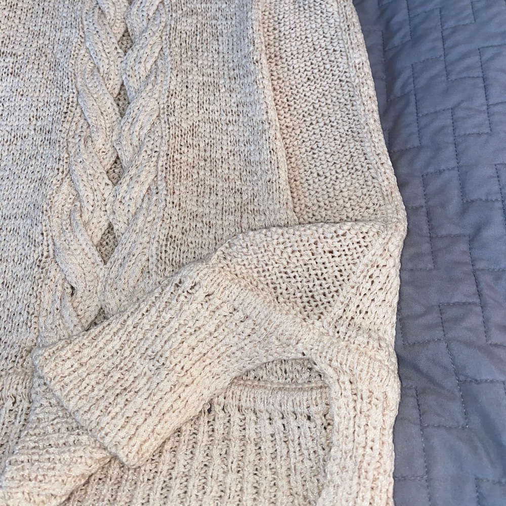 Pale pink knit tank
